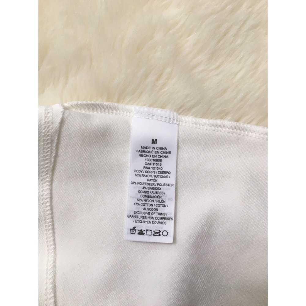Dynamite White Peplum Top - Picture 9 of 13